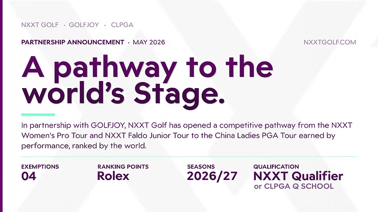 NXXT Golf Opens a Competitive Pathway to the China Ladies PGA Tour
